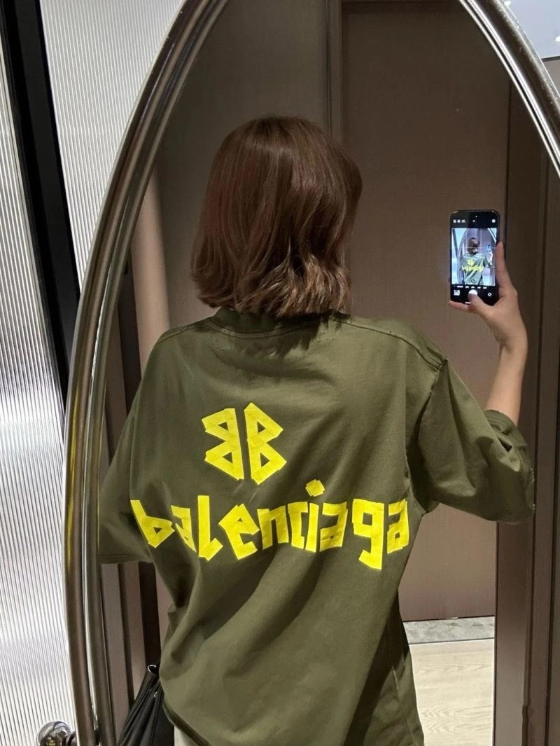 Balenciaga T-Shirts Stretchable 98368