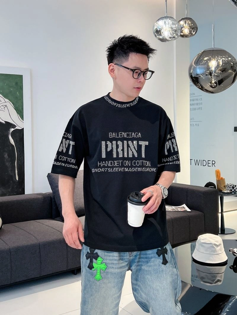 Balenciaga T-Shirts Stretchable 96914