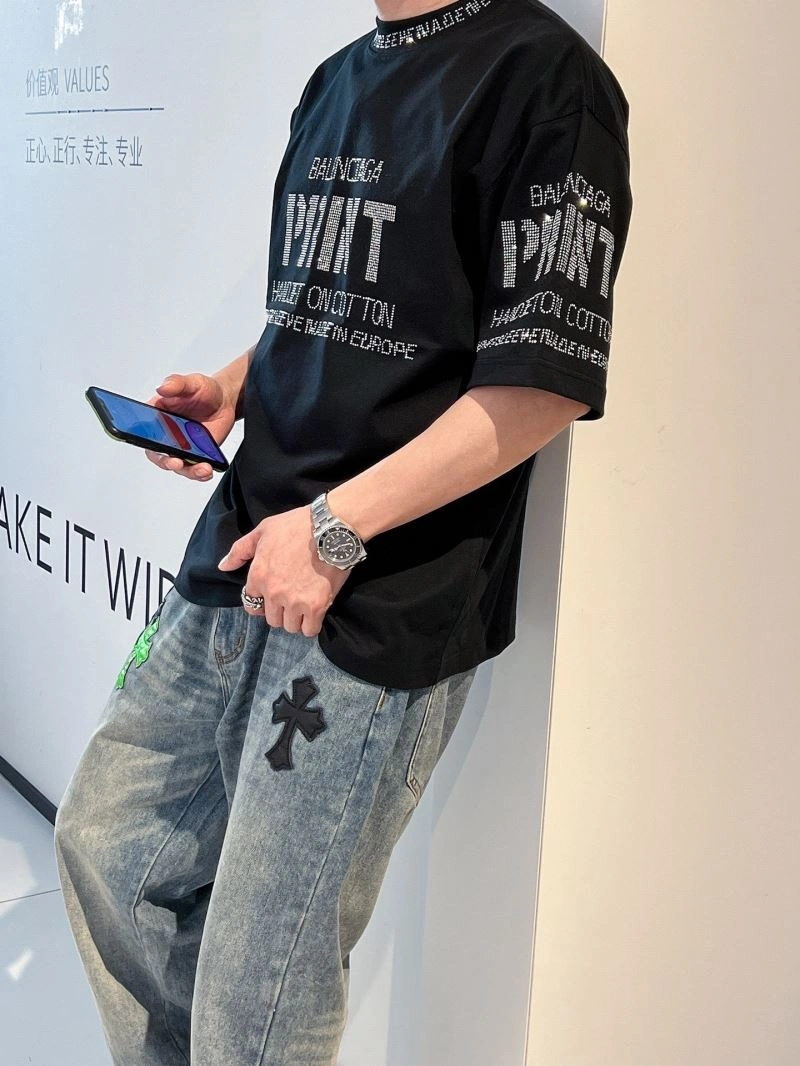 Balenciaga T-Shirts Stretchable 96914