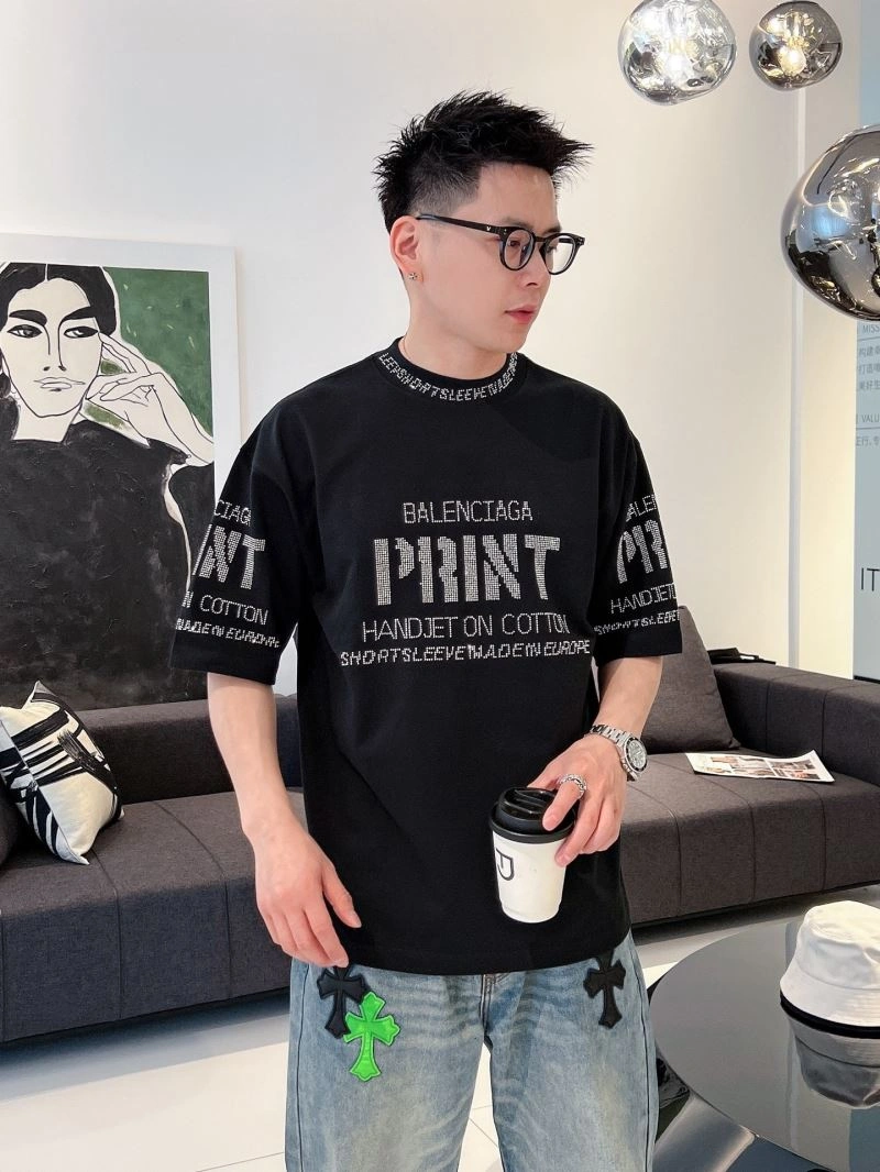 Balenciaga T-Shirts Stretchable 96914