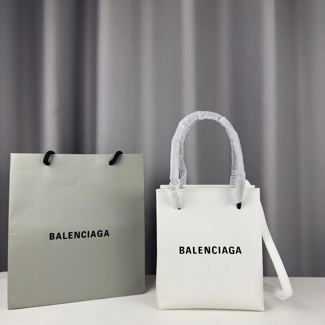 Comfortable Balenciaga Toothpick-Patterned Calfskin Square Bag with Straps 60874
