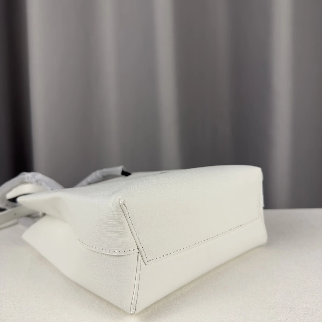 Comfortable Balenciaga Toothpick-Patterned Calfskin Square Bag with Straps 60874