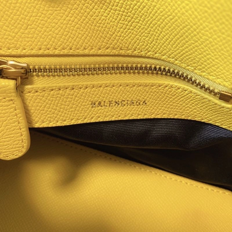 Chic Balenciaga Trend-Defying Mini Letter Shell Bag - Limited Edition 75236