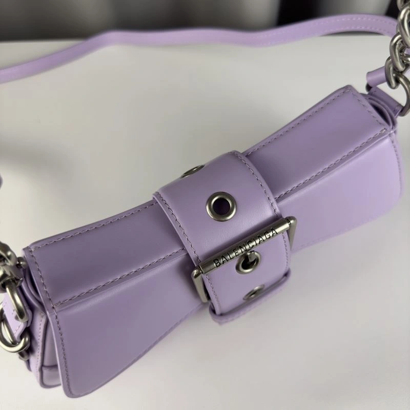 Balenciaga  Lavender Lindsay Handbag with Vintage Charm Tailored 75356