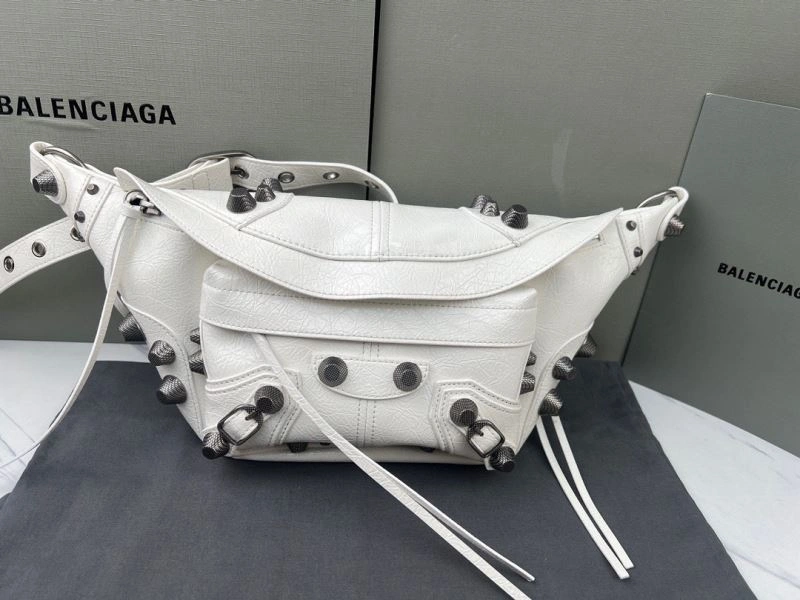 Balenciaga  Street Style Motorcycle Folding Waist Bag - 20x5x19cm Lightweight 78564