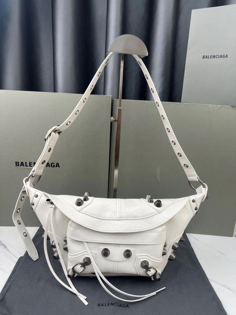 Balenciaga  Street Style Motorcycle Folding Waist Bag - 20x5x19cm Lightweight 78564