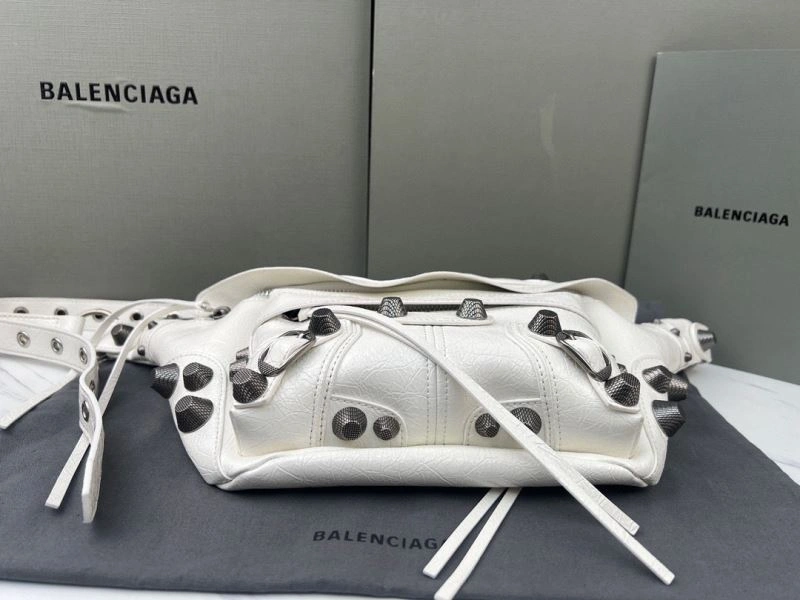 Balenciaga  Street Style Motorcycle Folding Waist Bag - 20x5x19cm Lightweight 78564