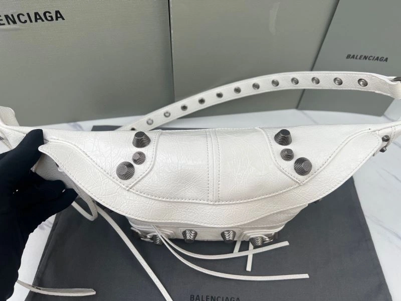 Balenciaga  Street Style Motorcycle Folding Waist Bag - 20x5x19cm Lightweight 78564