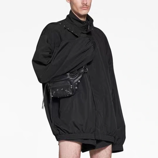 Balenciaga  Street Style Motorcycle Folding Waist Bag - 20x5x19cm Lightweight 78564