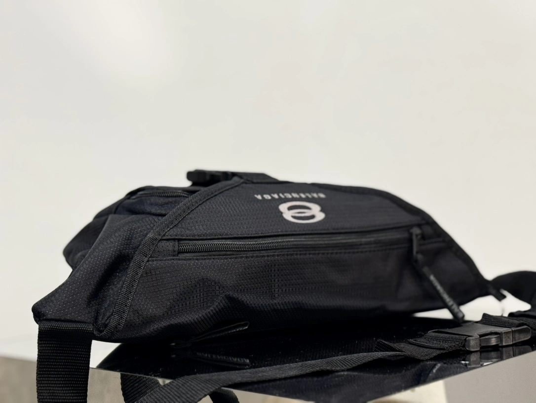 Balenciaga Unity Sport Icon Nylon Waist Bag with Adjustable Strap Sporty 60862
