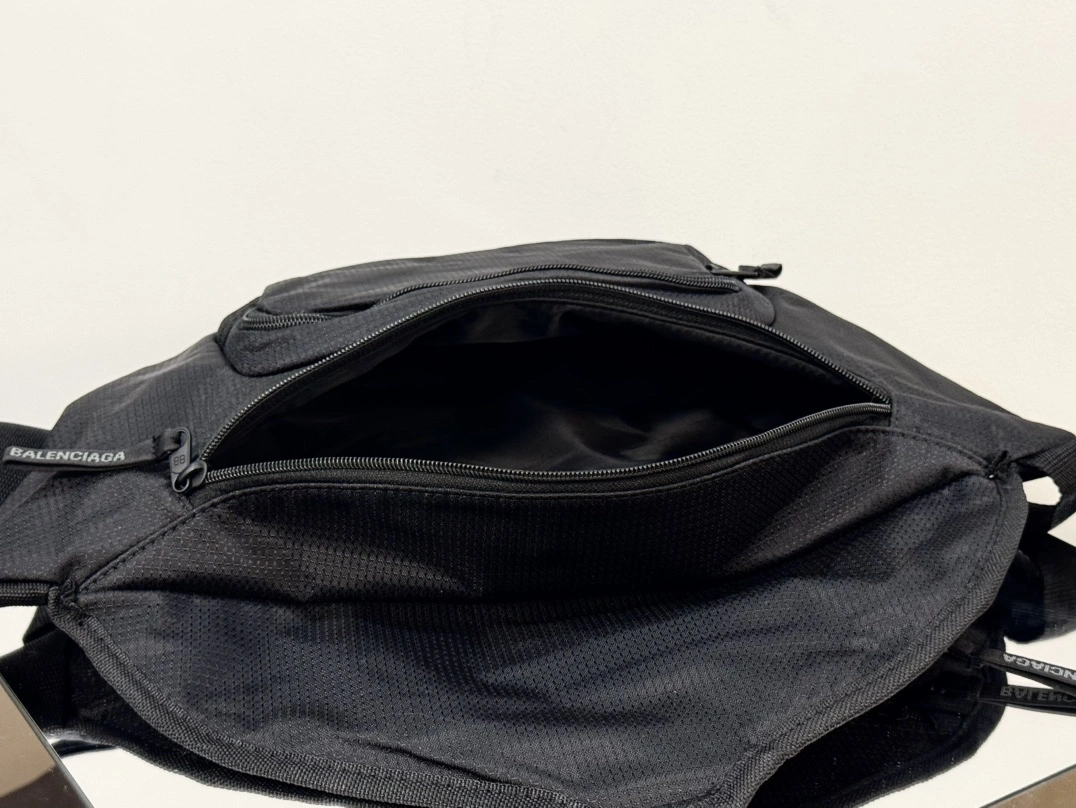 Balenciaga Unity Sport Icon Nylon Waist Bag with Adjustable Strap Sporty 60862