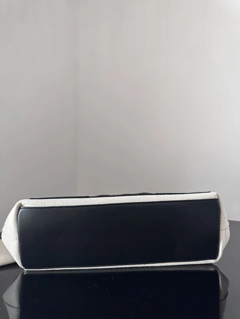 Balenciaga  Navy Canvas Tote with Leather Accents - 30cm Lightweight 67007