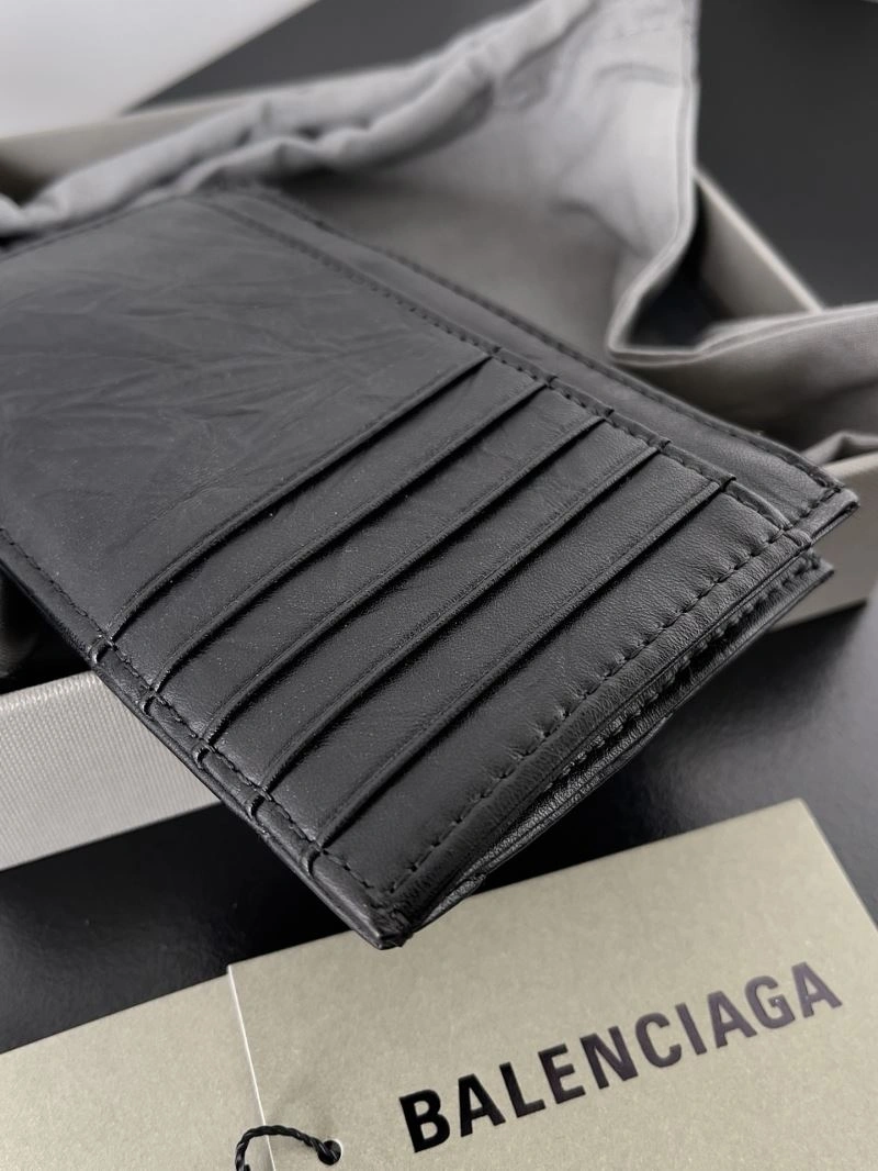 Balenciaga Vintage B-Logo Quilted Coin Purse Wallet Durable 69908