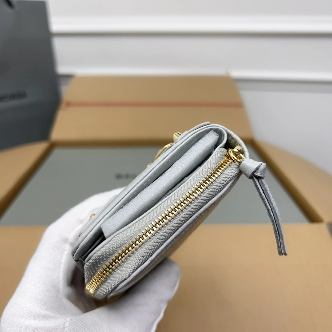 Balenciaga Vintage Cracked Leather  Card Holder NewStyle 60850