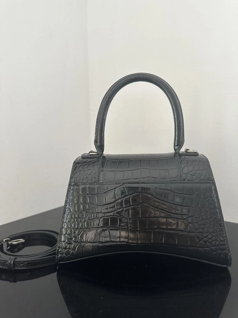 TechFriendly Balenciaga XS Crocodile-Patterned Leather Hourglass Bag 72604