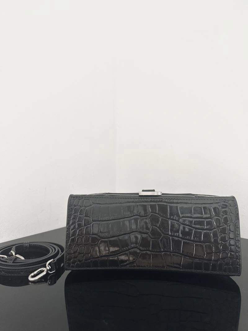 TechFriendly Balenciaga XS Crocodile-Patterned Leather Hourglass Bag 72604