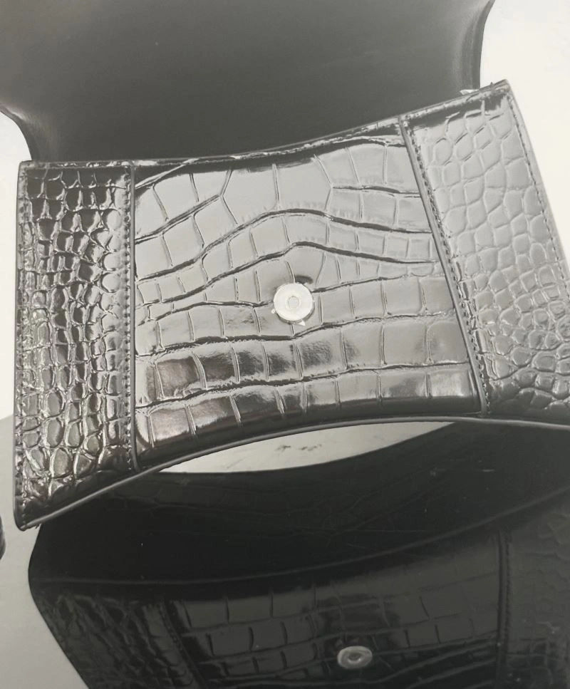 TechFriendly Balenciaga XS Crocodile-Patterned Leather Hourglass Bag 72604