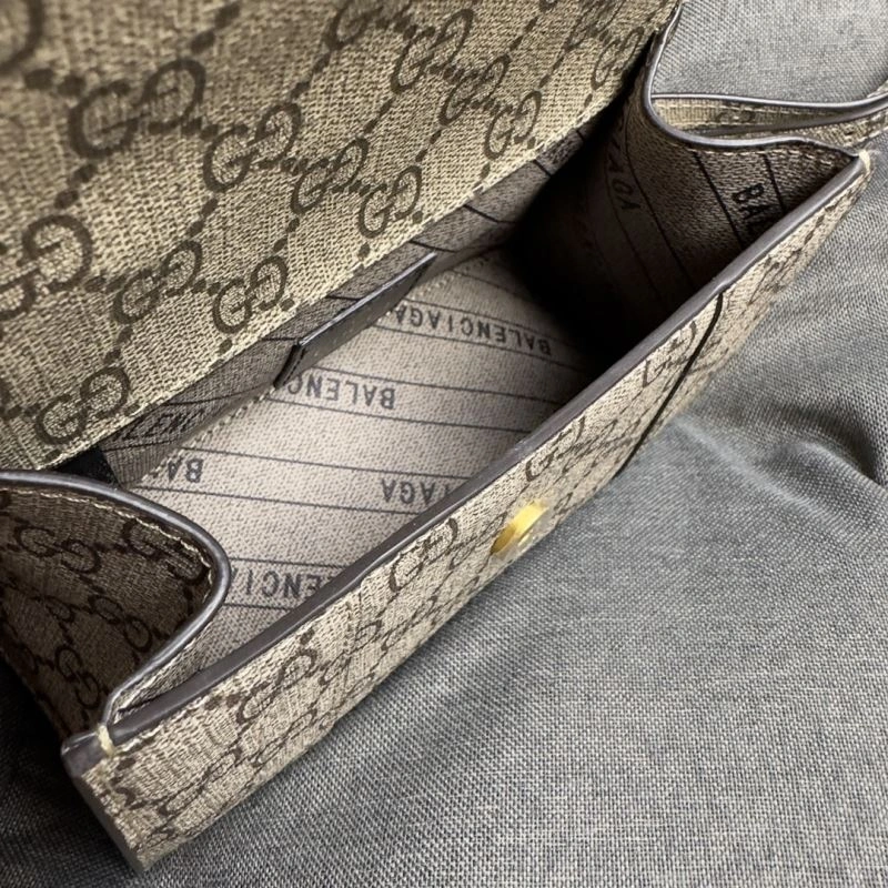 Balenciaga XS Hourglass Crescent Moon Bag in  Cowhide WeatherProof 69976