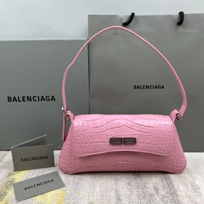 OnTrend Balenciaga XX Lambskin Crocodile Powder Shoulder Bag 78364