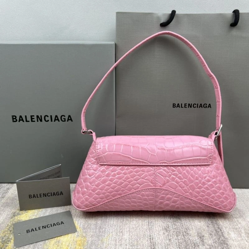 OnTrend Balenciaga XX Lambskin Crocodile Powder Shoulder Bag 78364