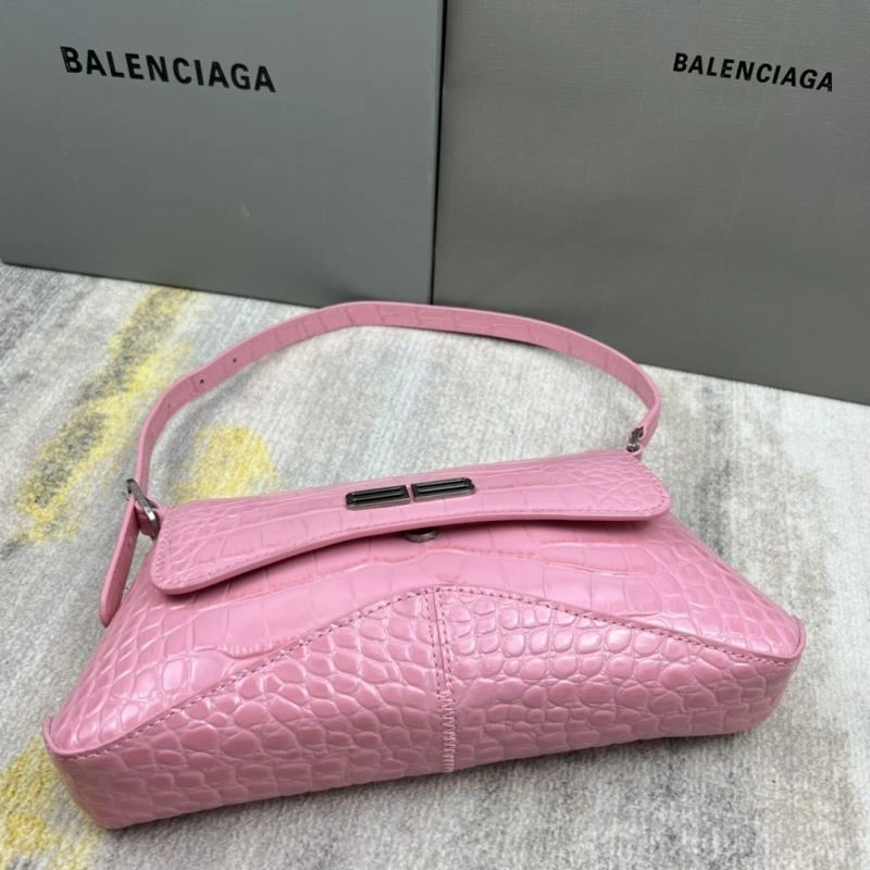 OnTrend Balenciaga XX Lambskin Crocodile Powder Shoulder Bag 78364
