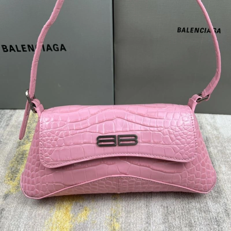 OnTrend Balenciaga XX Lambskin Crocodile Powder Shoulder Bag 78364
