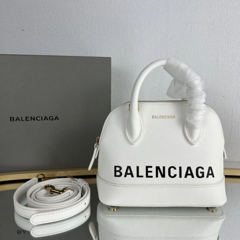 Balenciaga XXS Oversized Letter Shell Bag with Gold Hardware Minimalist 78295