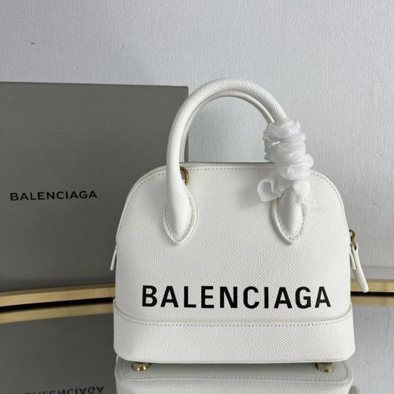 Balenciaga XXS Oversized Letter Shell Bag with Gold Hardware Minimalist 78295