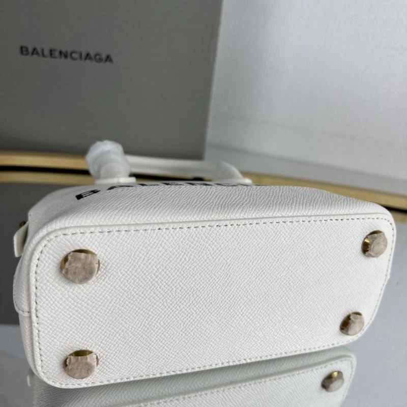 Balenciaga XXS Oversized Letter Shell Bag with Gold Hardware Minimalist 78295
