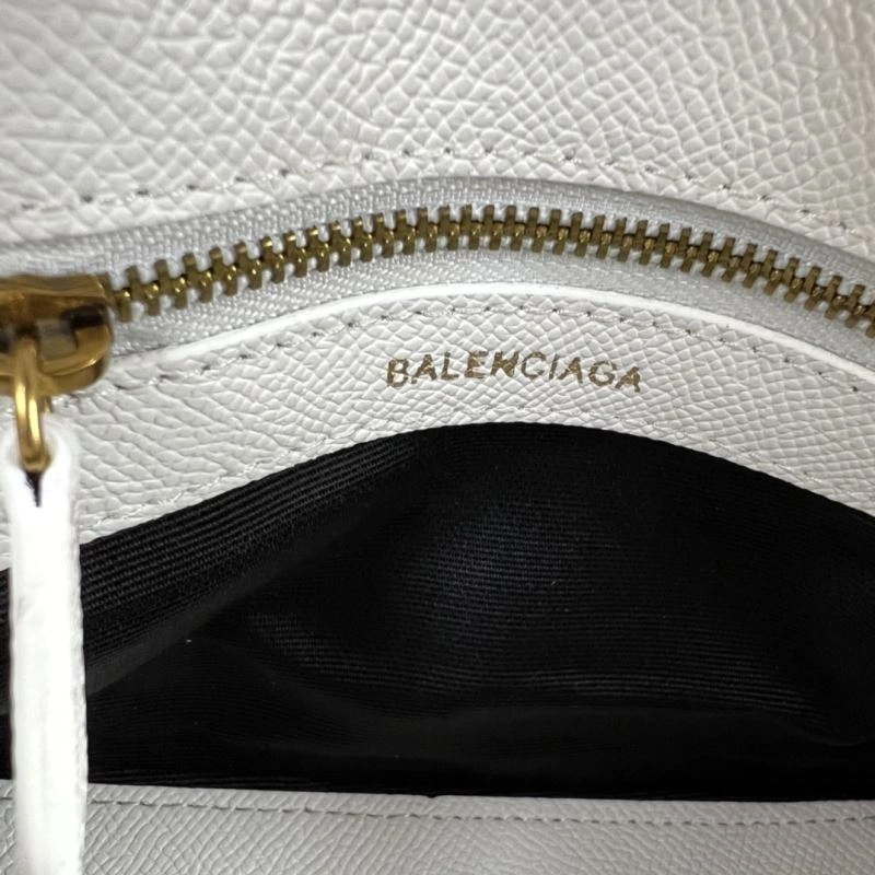 Balenciaga XXS Oversized Letter Shell Bag with Gold Hardware Minimalist 78295
