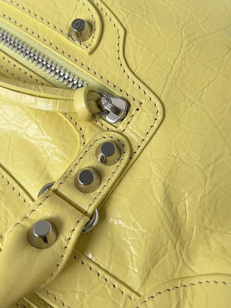 Balenciaga Yellow  Tote Bag - 29.9x19.1x9.9 cm Cozy 70074