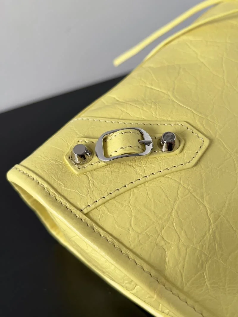 Balenciaga Yellow  Tote Bag - 29.9x19.1x9.9 cm Cozy 70074