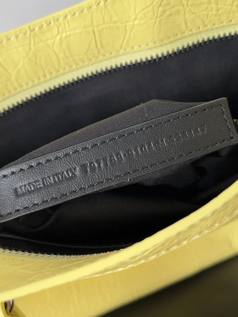 Balenciaga Yellow  Tote Bag - 29.9x19.1x9.9 cm Cozy 70074