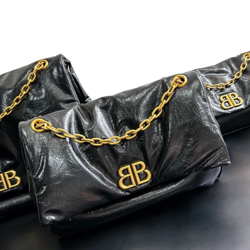 Supportive Balenciaga Zhonghei Gold Monaco Ultra- Calfskin Bag Collection 67018