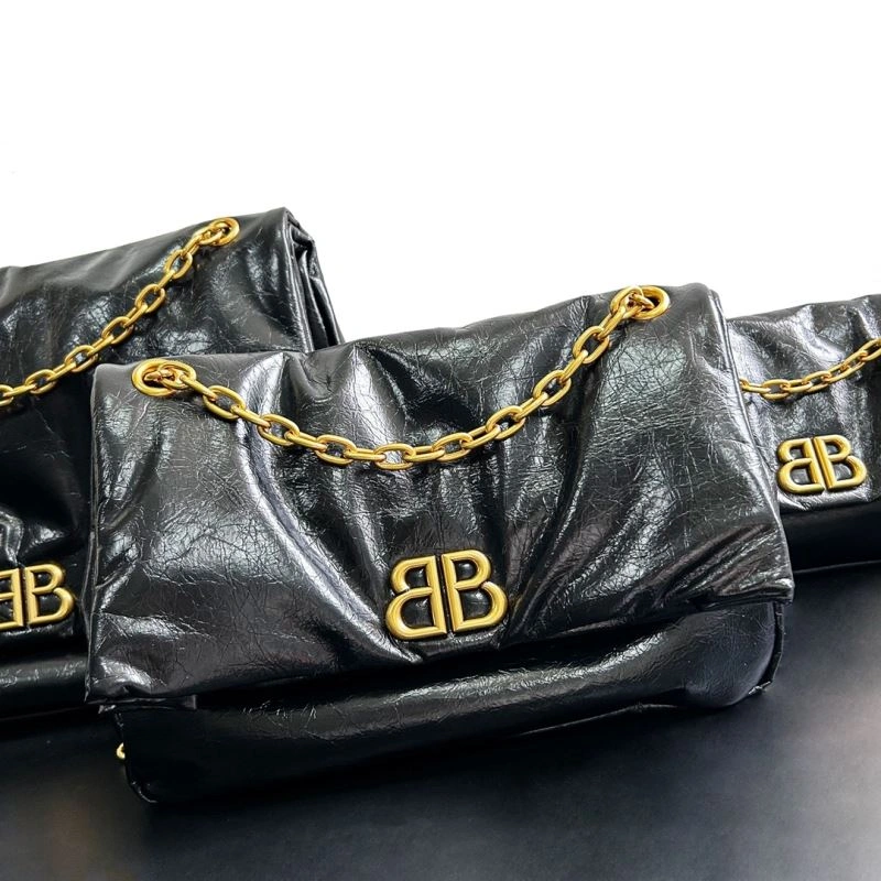 Supportive Balenciaga Zhonghei Gold Monaco Ultra- Calfskin Bag Collection 67018