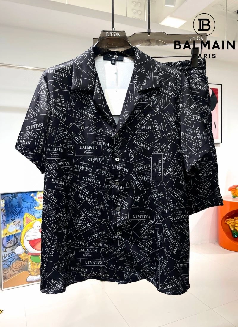 Balmain Short Suits Stretchable 99004