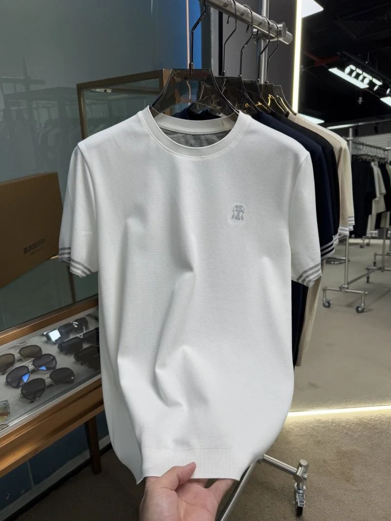 Brunello Cucinelli T-Shirts WrinkleFree 163019