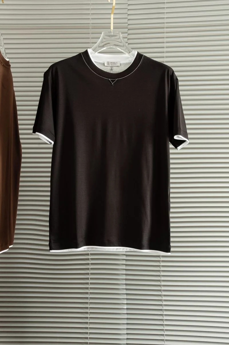 Brunello Cucinelli T-Shirts Tailored 163058