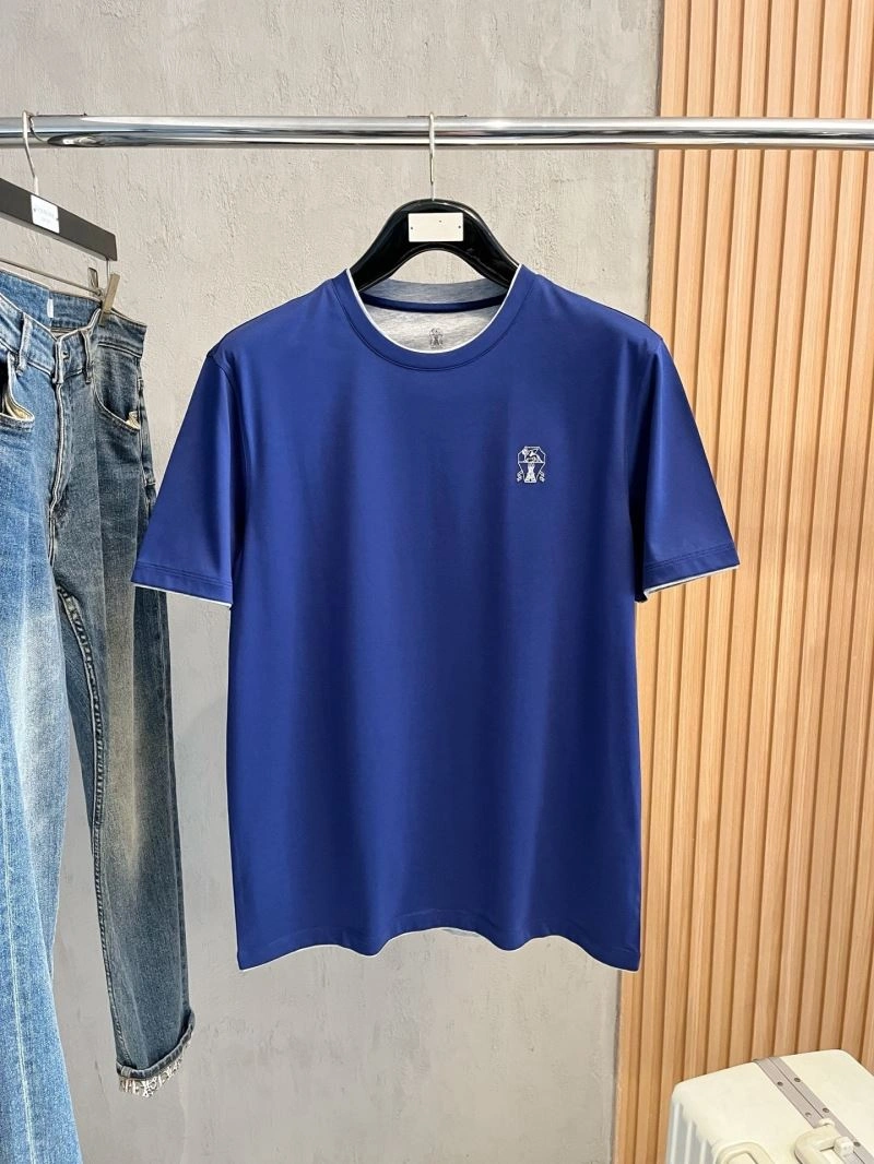 Brunello Cucinelli T-Shirts Vibrant 161918