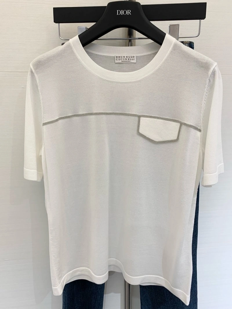Brunello Cucinelli T-Shirts Breathable 149951