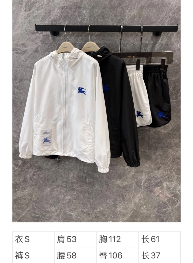 Breathable Burberry Long Suits 99174