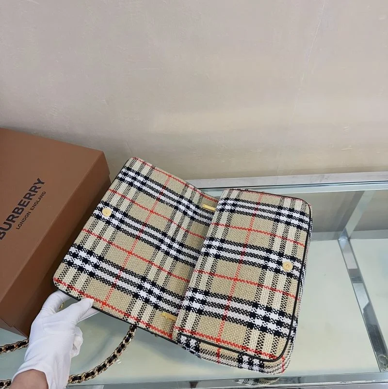 SmoothTexture Burberry Satchel Bags 37930