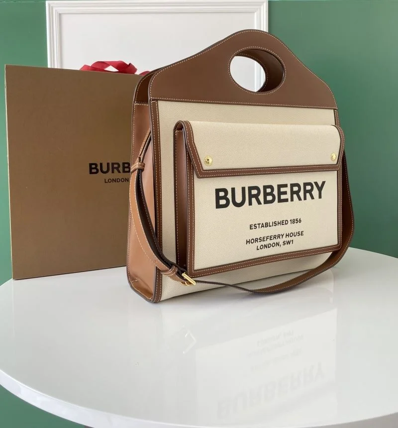 SmoothTexture Burberry Satchel Bags 37929