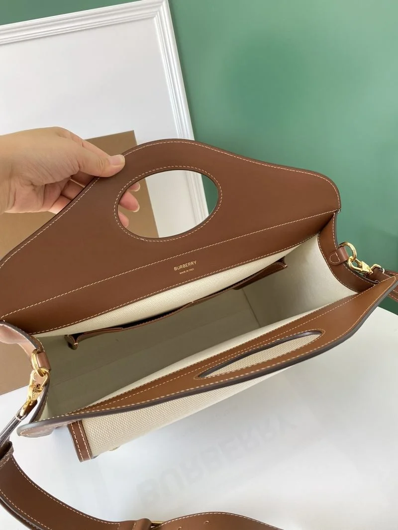 SmoothTexture Burberry Satchel Bags 37929