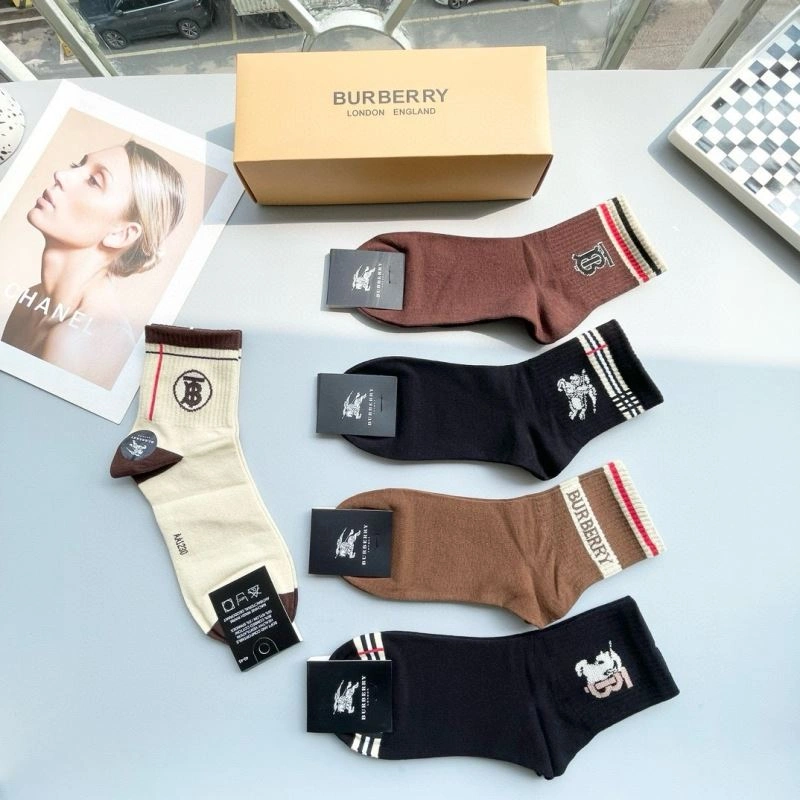 OdorResistant Burberry Socks 274039