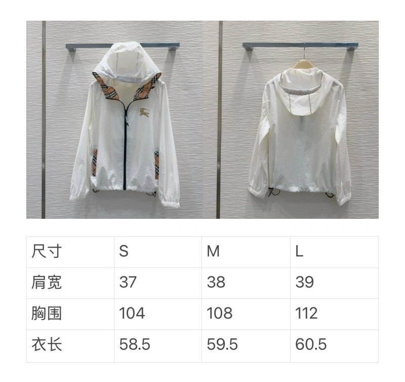 Burberry Sunscreen Jacket Minimalist 99184
