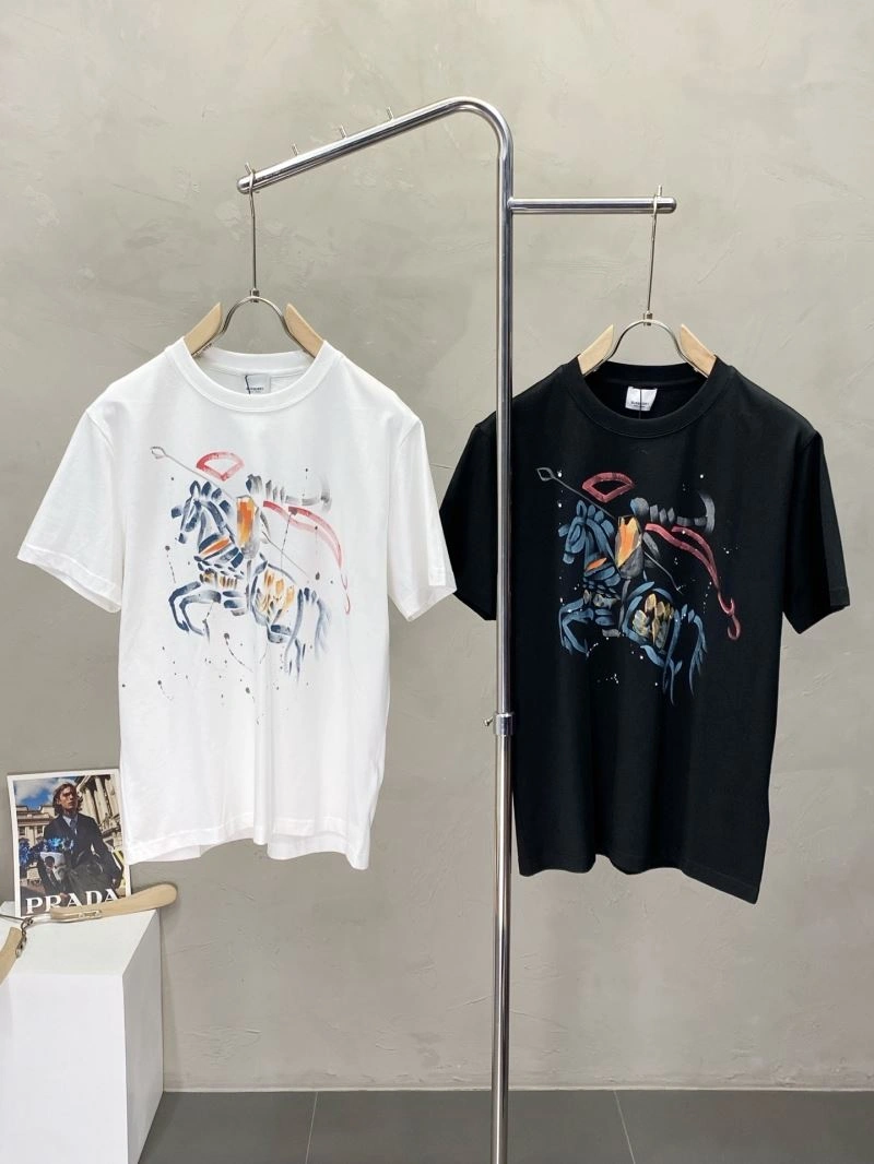 Burberry T-Shirts Stretchable 101056