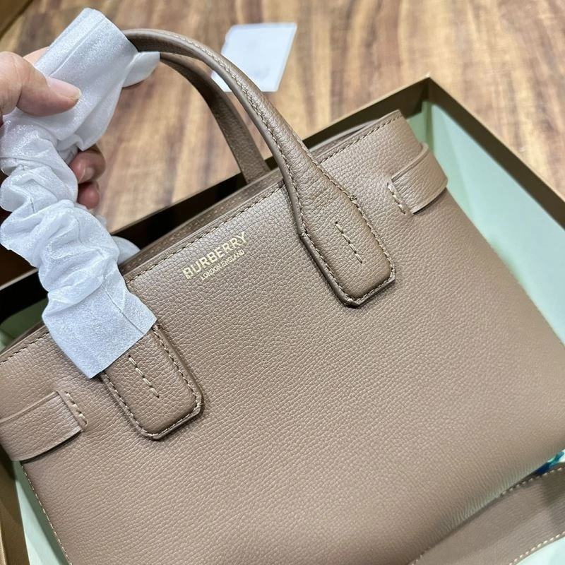 Tailored Burberry Top Handle Bags 64477