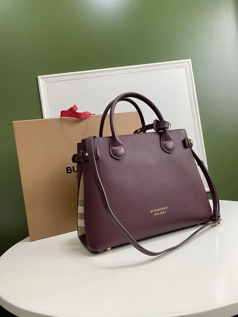 Burberry Top Handle Bags Sleek 37860