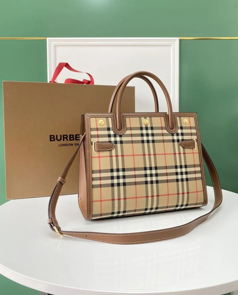 Burberry Top Handle Bags Attractive 37869